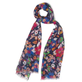 Millefiori Linen Floral Scarf