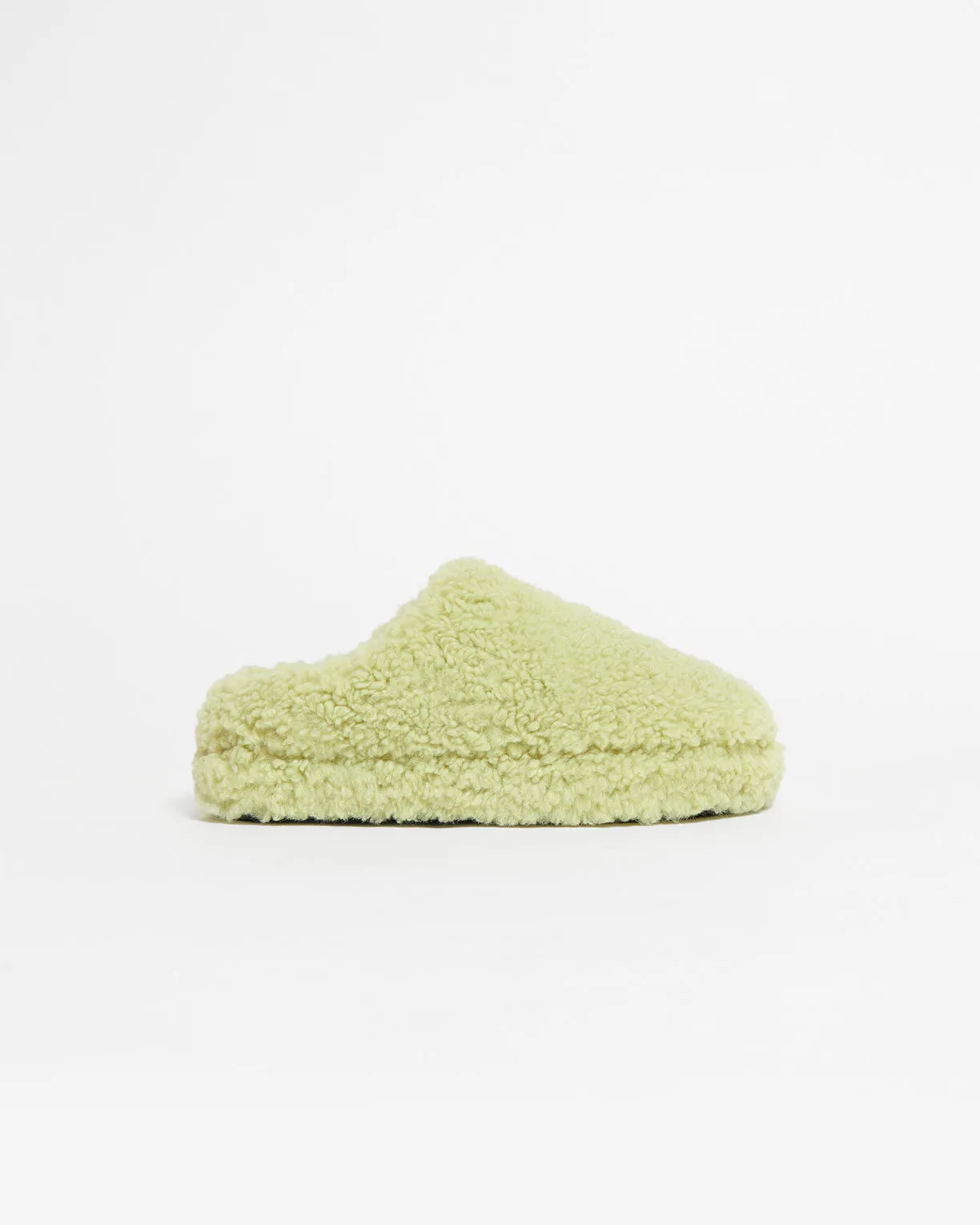 Misha Pistachio Bouclette Slipper