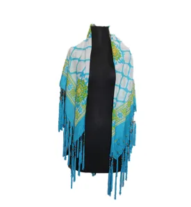 Multi colored scarves - Blue