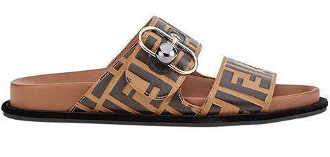 'Pearland' Logo Slide Sandal