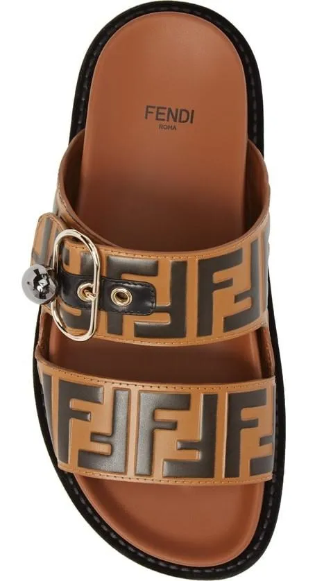 'Pearland' Logo Slide Sandal