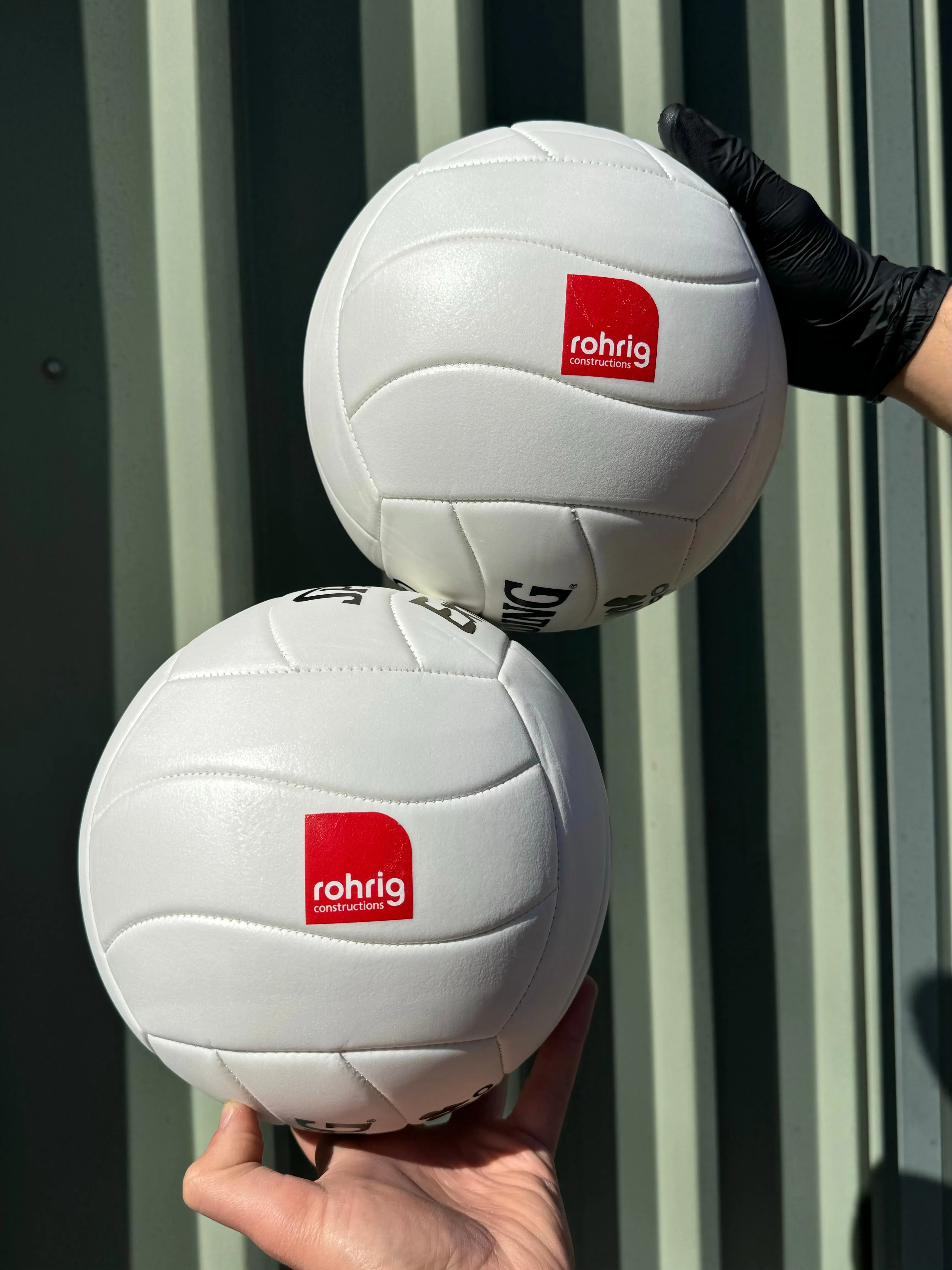 Personalised Spalding White Volleyball (Size 5)