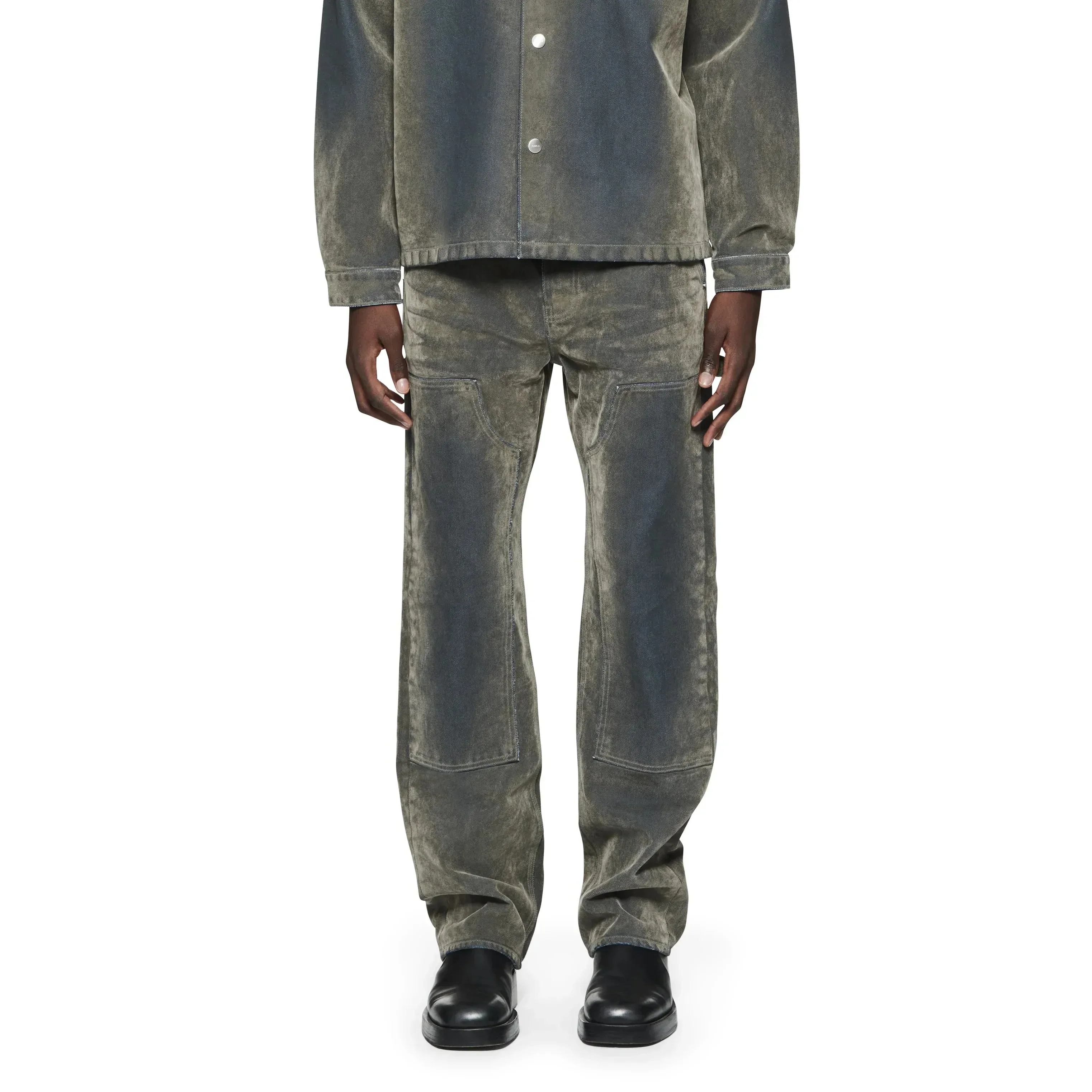 Purple Brand P015 Flocked Carpenter Jean