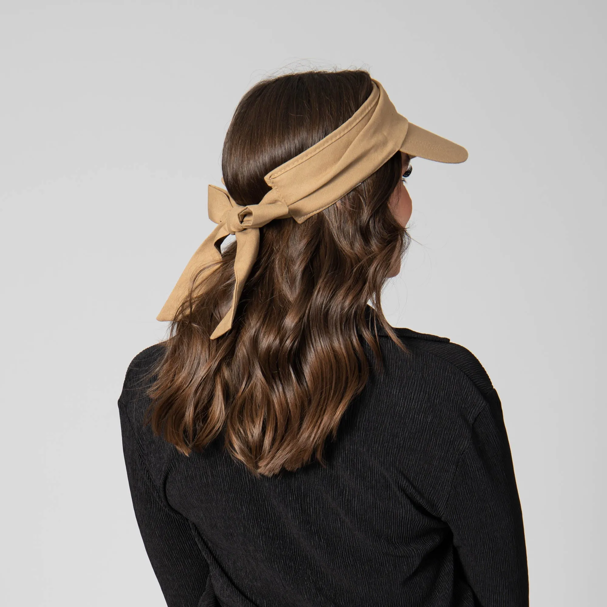 San Gorgonio - Cut and Sew Visor with Ribbon Tie