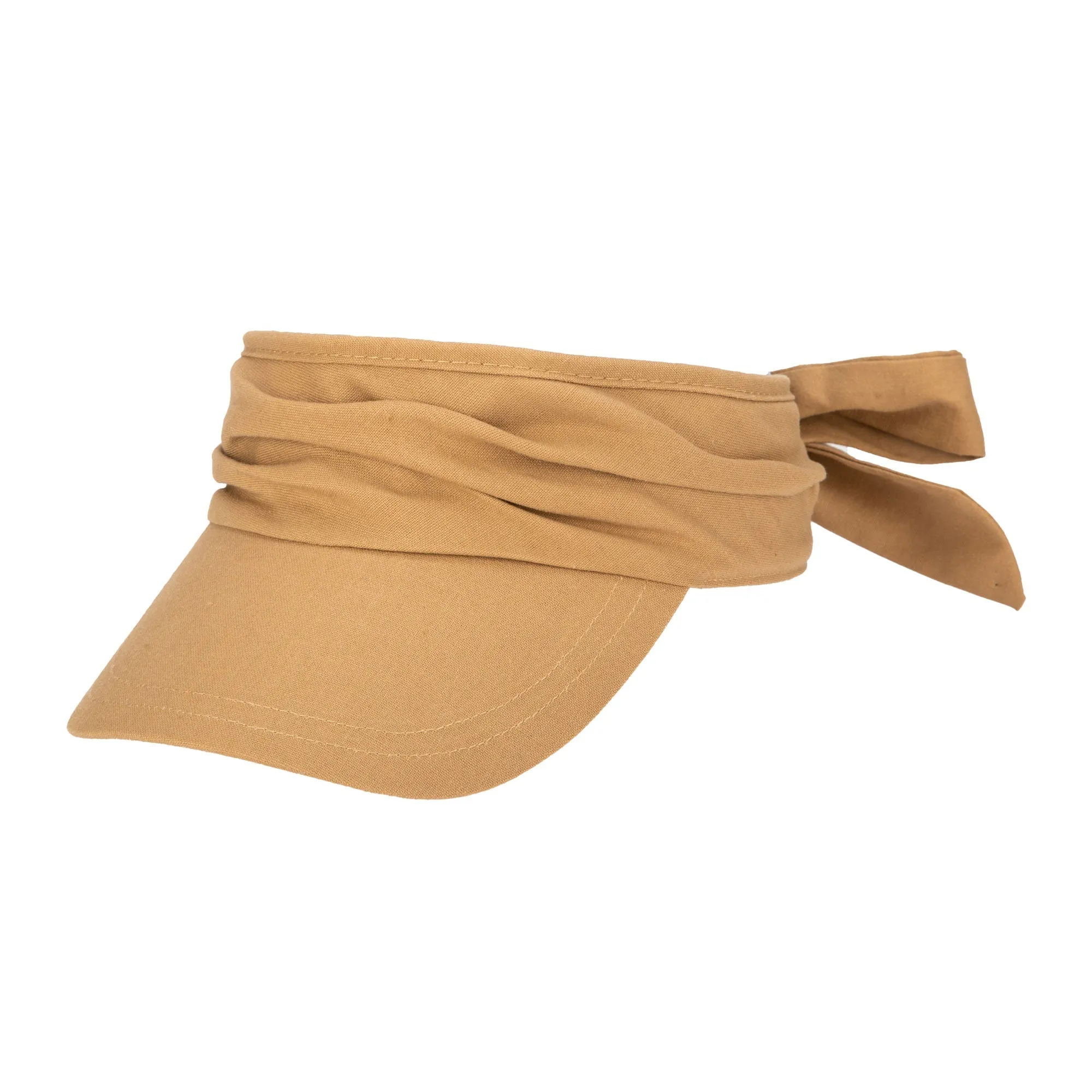 San Gorgonio - Cut and Sew Visor with Ribbon Tie