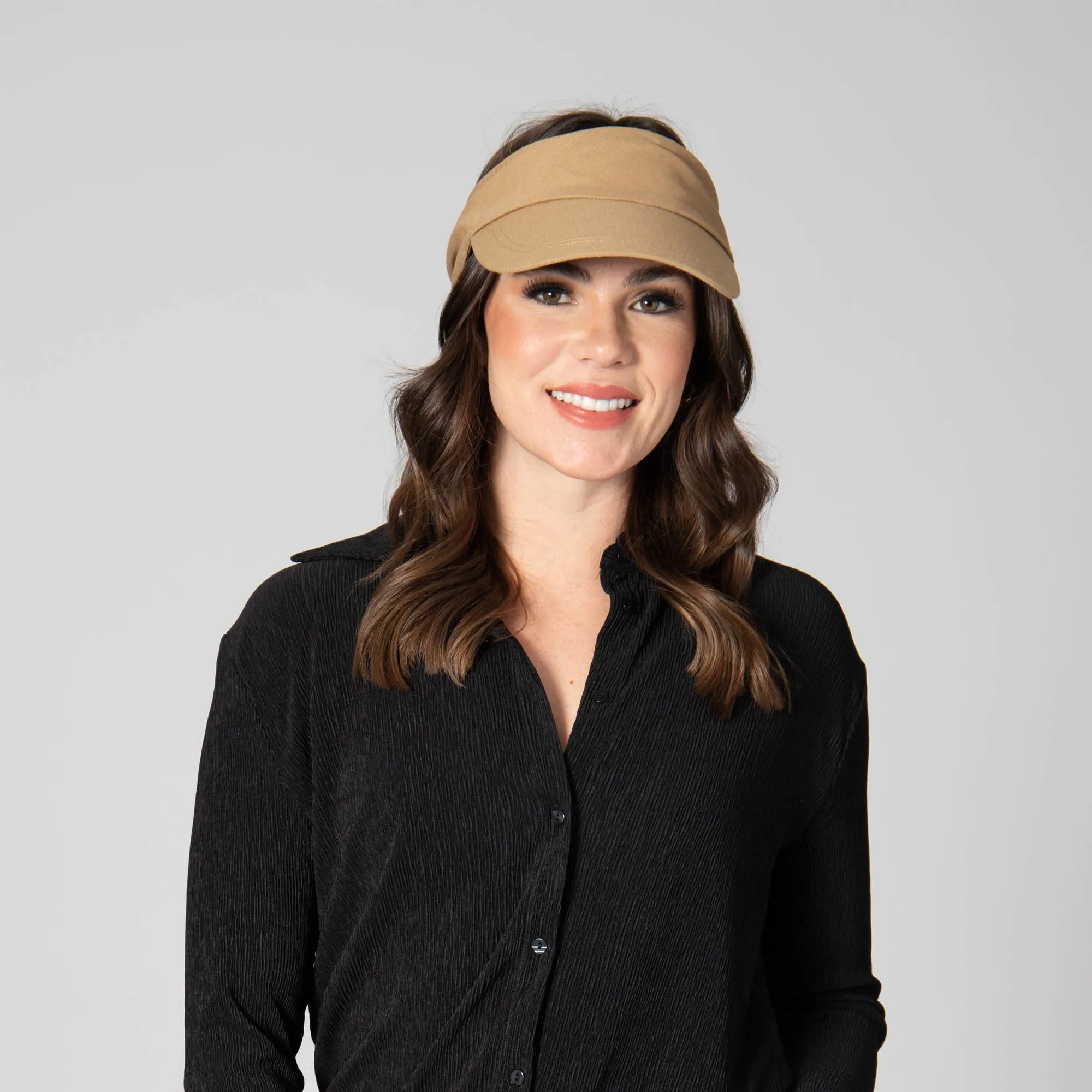 San Gorgonio - Cut and Sew Visor with Ribbon Tie