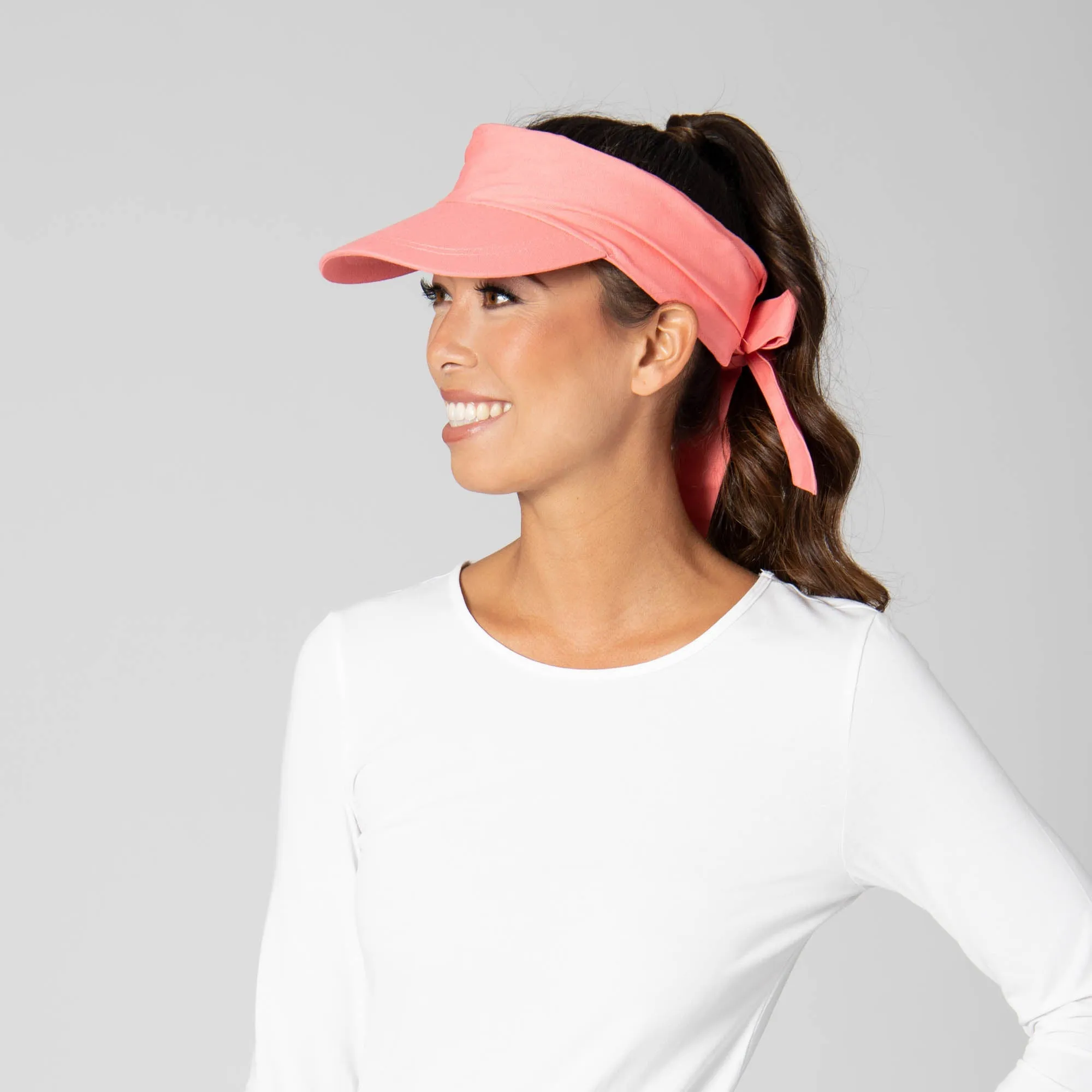 San Gorgonio - Cut and Sew Visor with Ribbon Tie