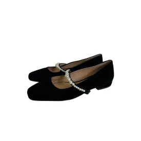 Shoes Flats By On 34th In Black & White, Size:8.5