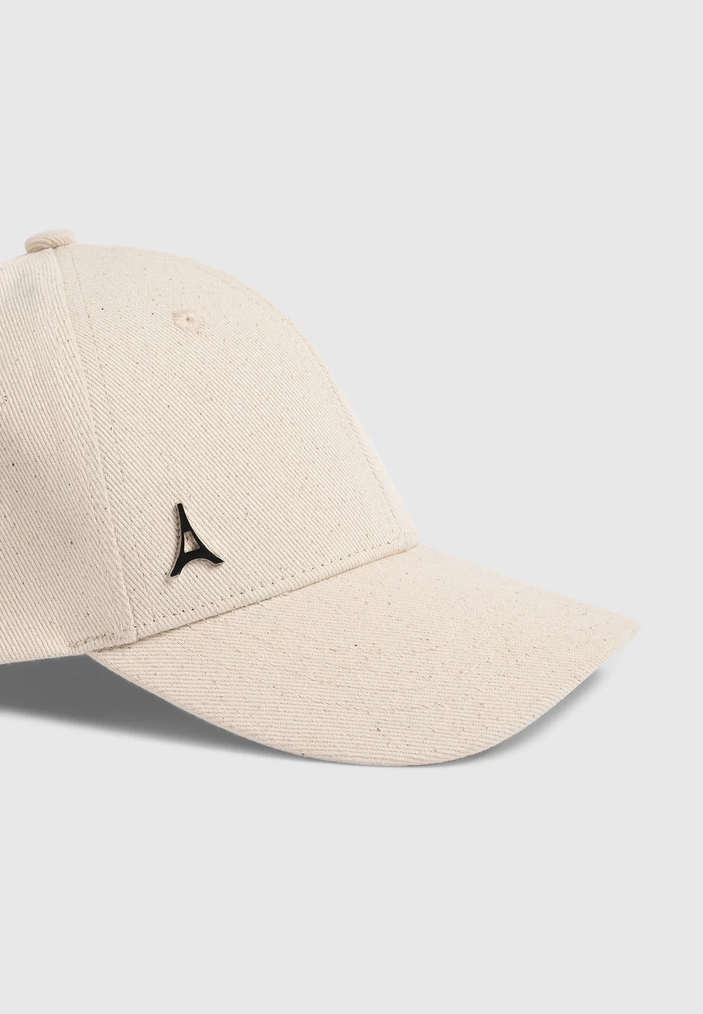 Speckled Denim Cap - Cream
