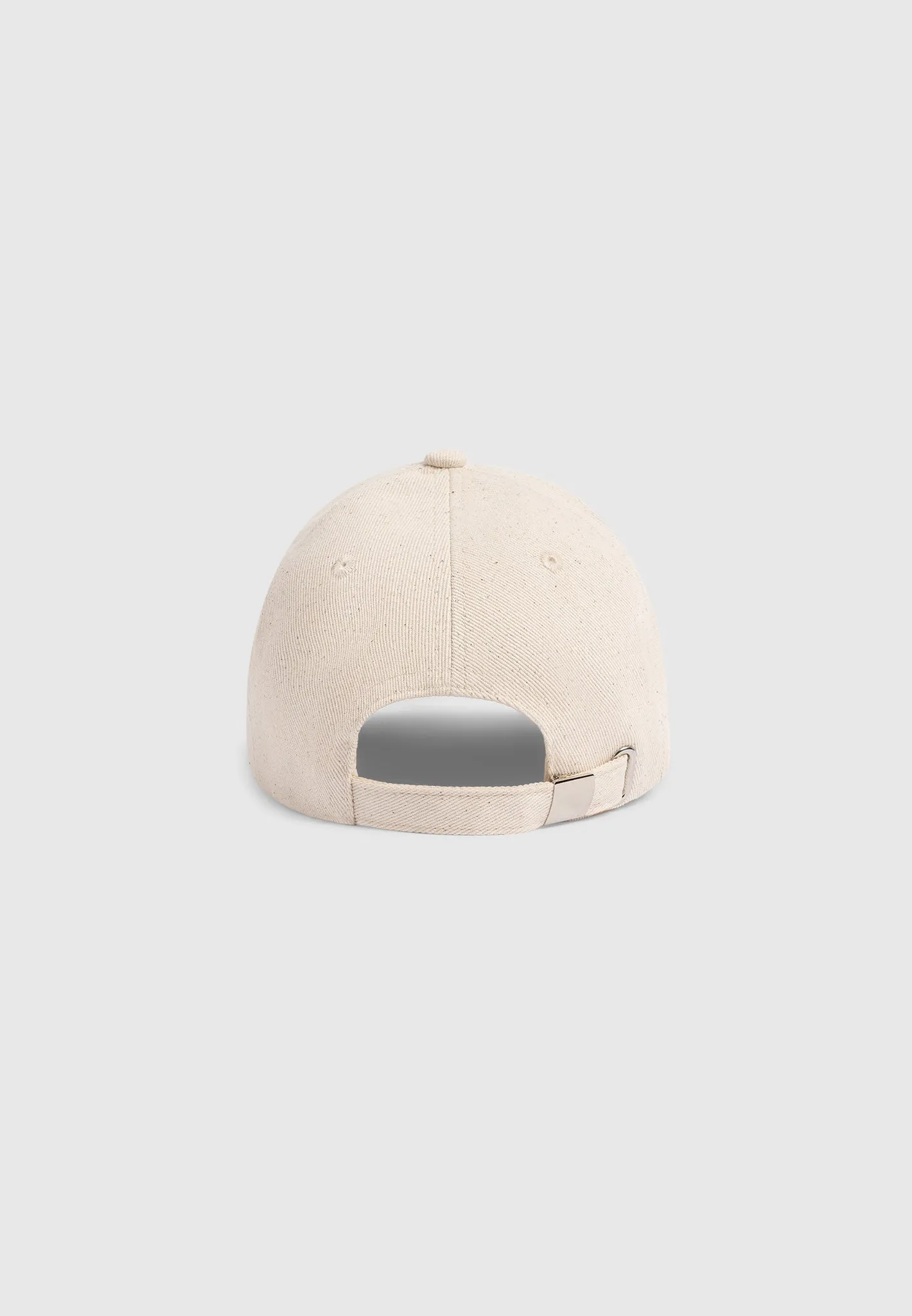Speckled Denim Cap - Cream