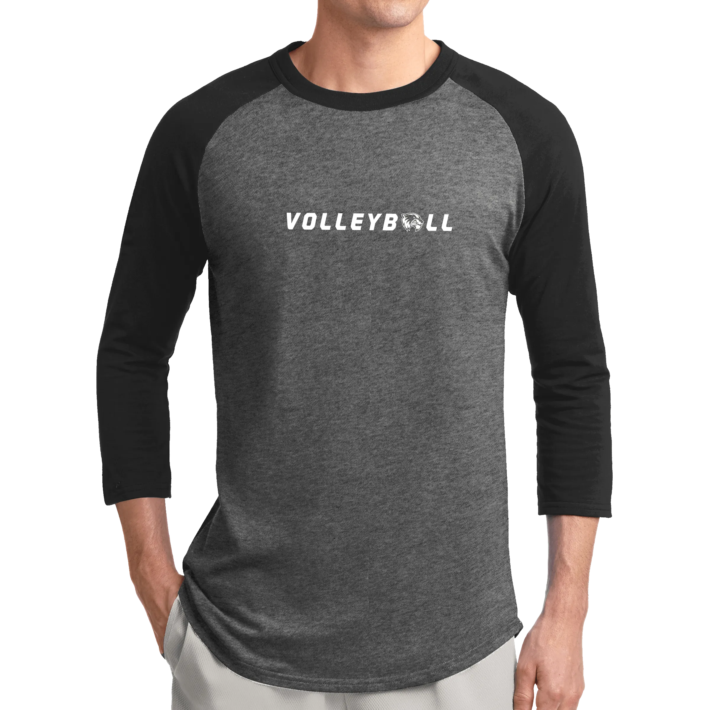 Sport-Tek Colorblock Raglan Jersey- Volleyball Head
