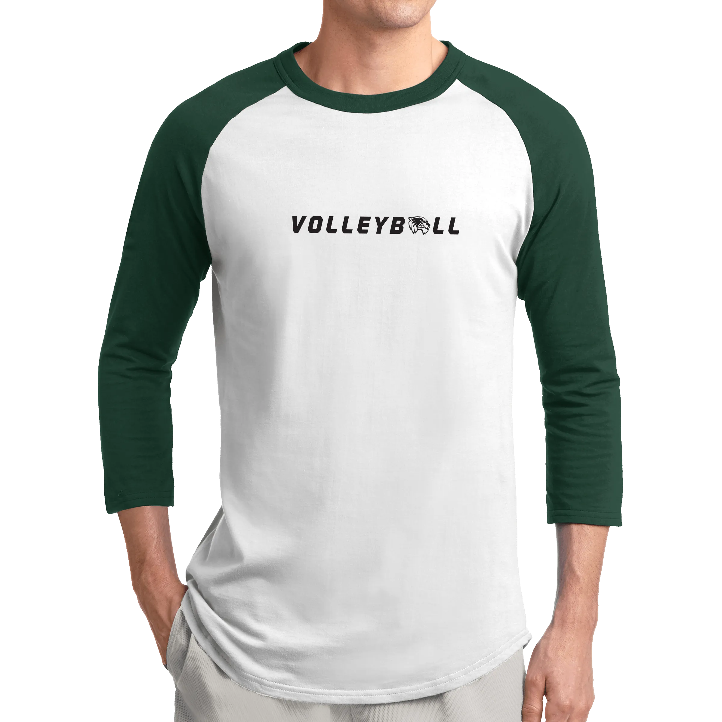 Sport-Tek Colorblock Raglan Jersey- Volleyball Head