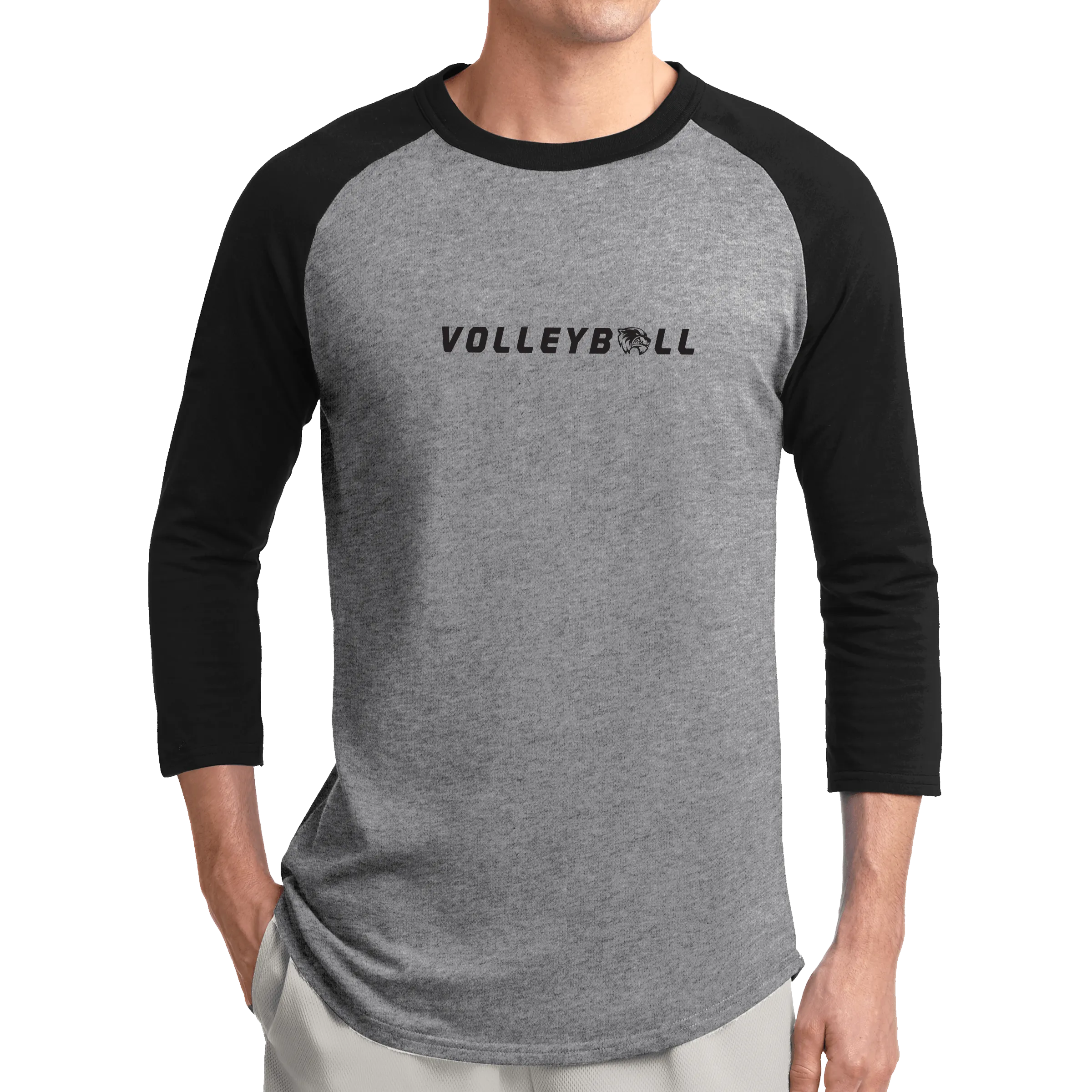 Sport-Tek Colorblock Raglan Jersey- Volleyball Head