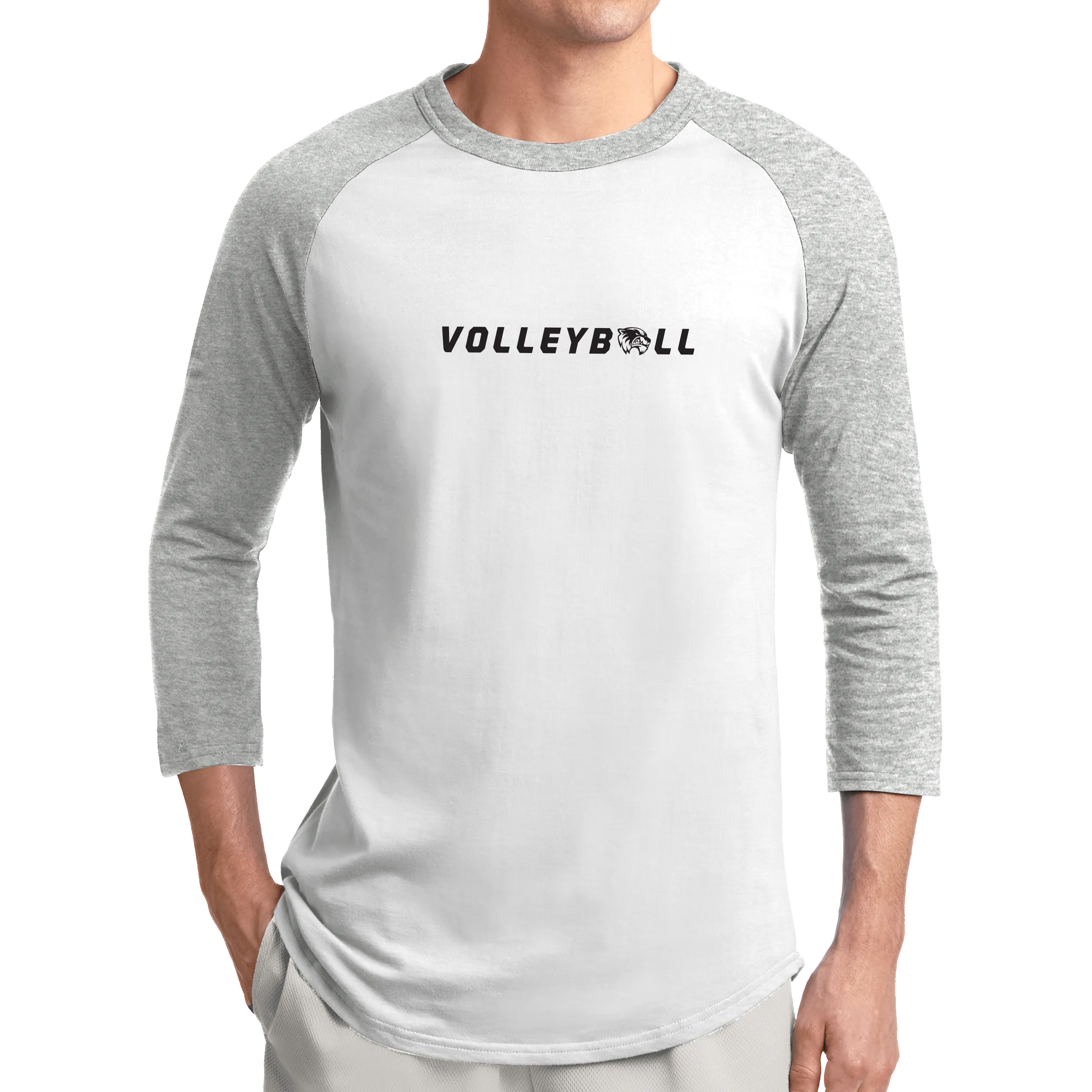 Sport-Tek Colorblock Raglan Jersey- Volleyball Head