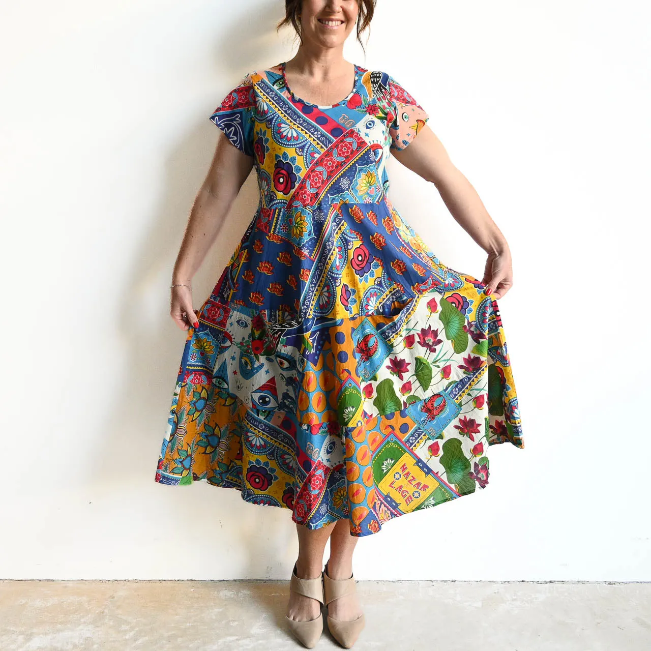 Stunning Sweet Bias Dress from Orientique Australia in Amritsar - Style 30014