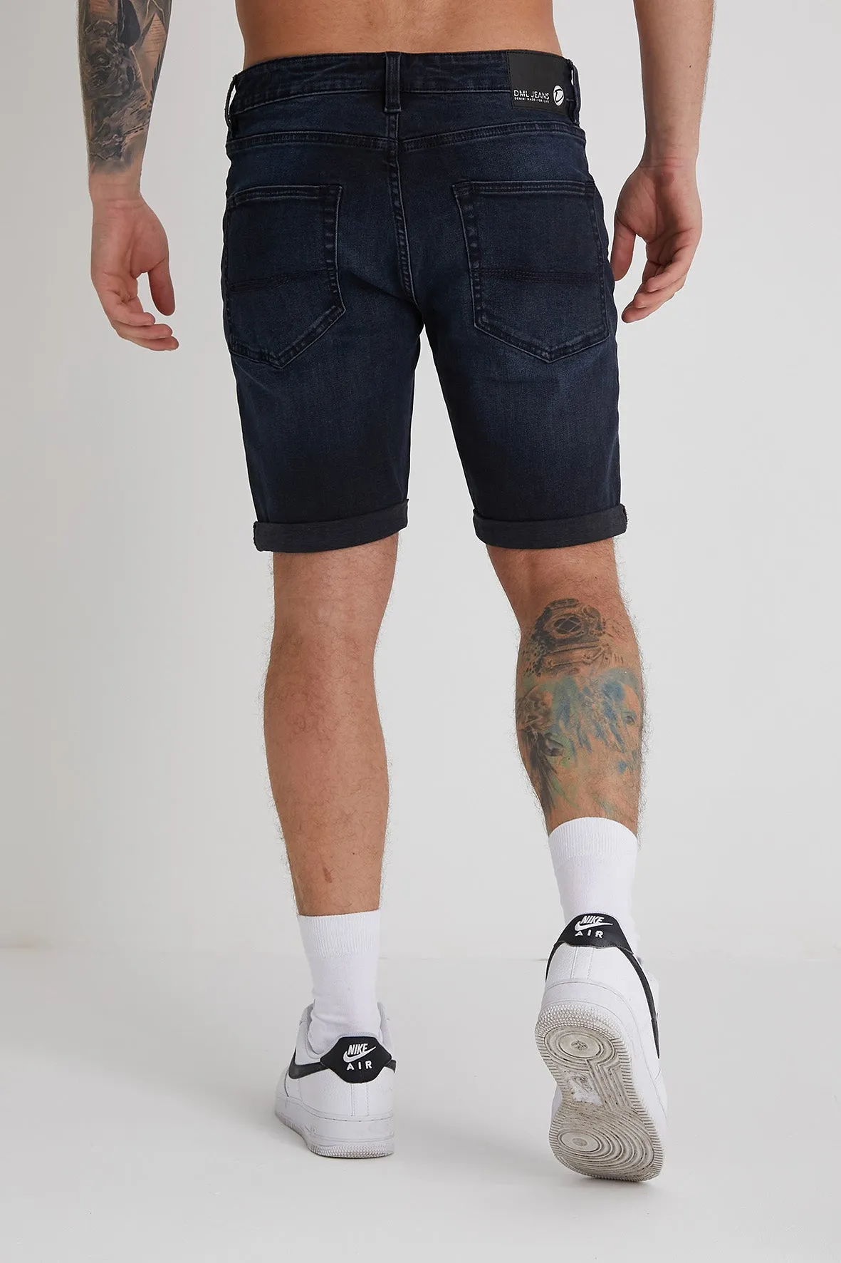 Texas denim shorts In ink Blue wash