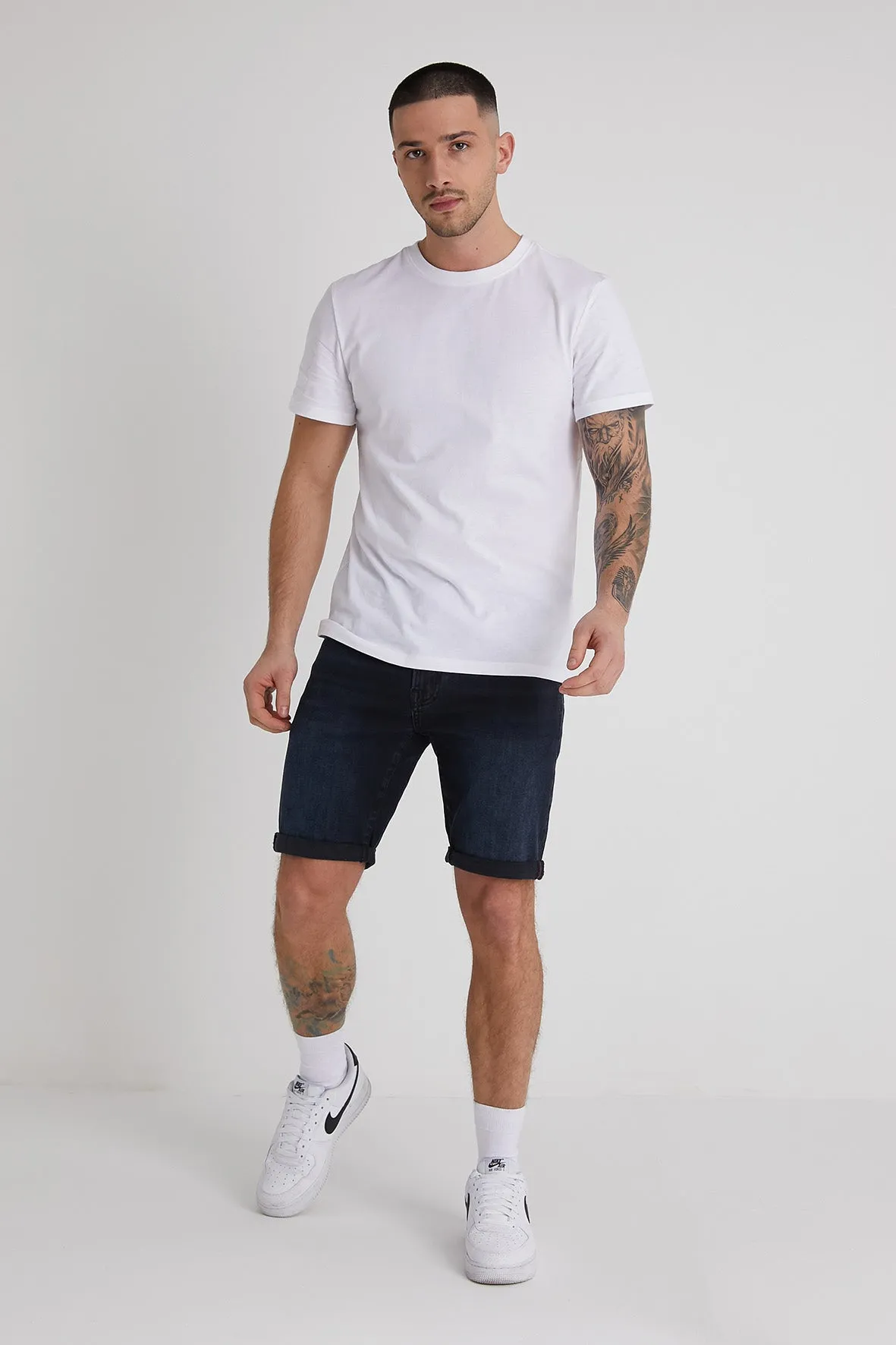 Texas denim shorts In ink Blue wash