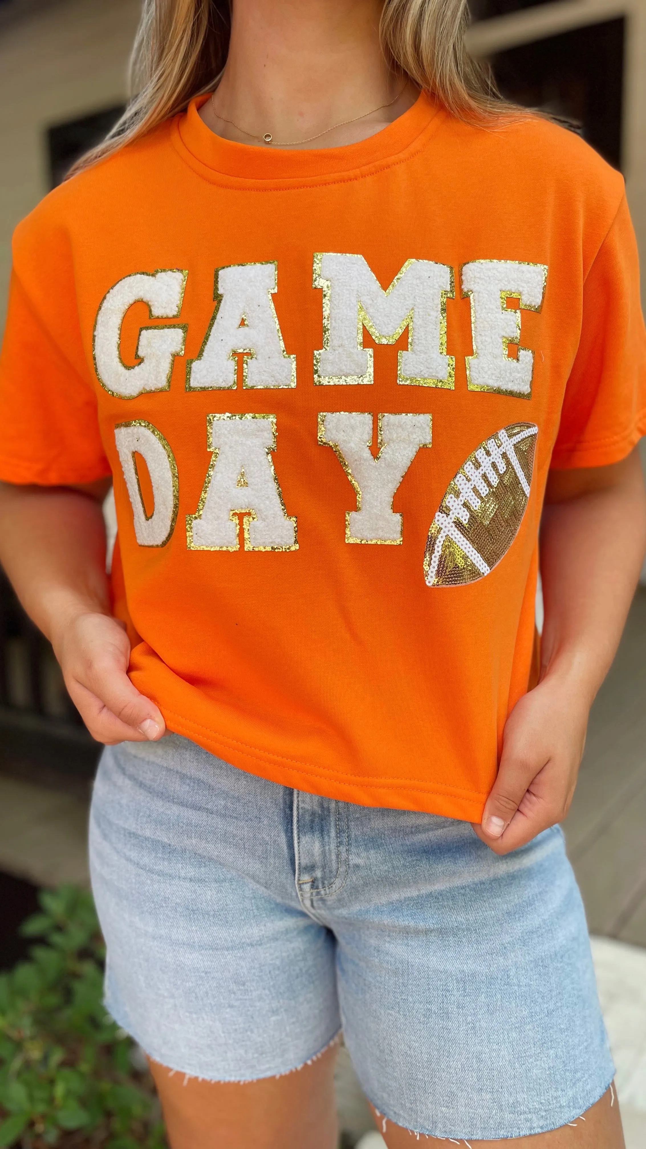 The Girl It's Gameday Top