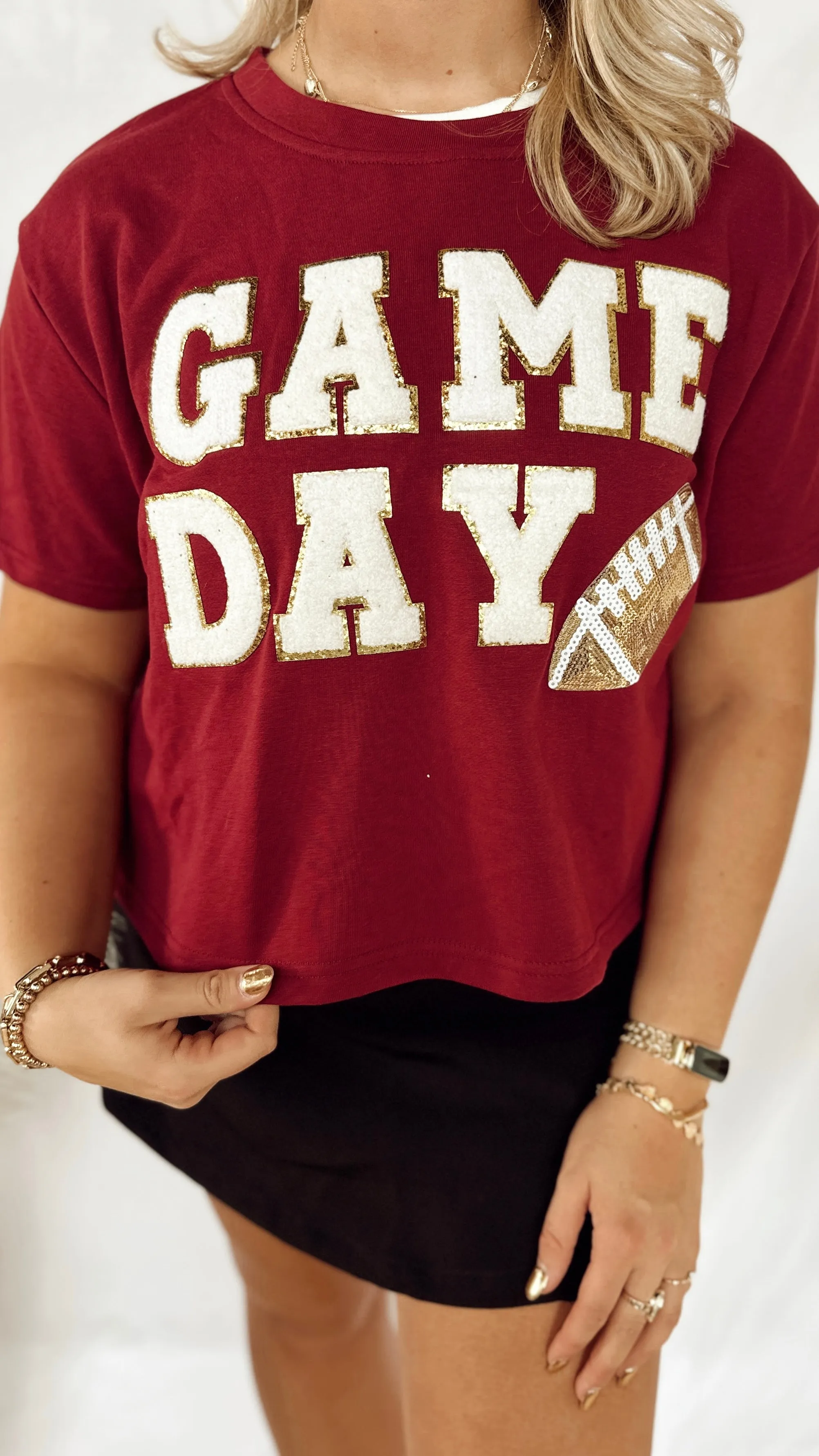 The Girl It's Gameday Top