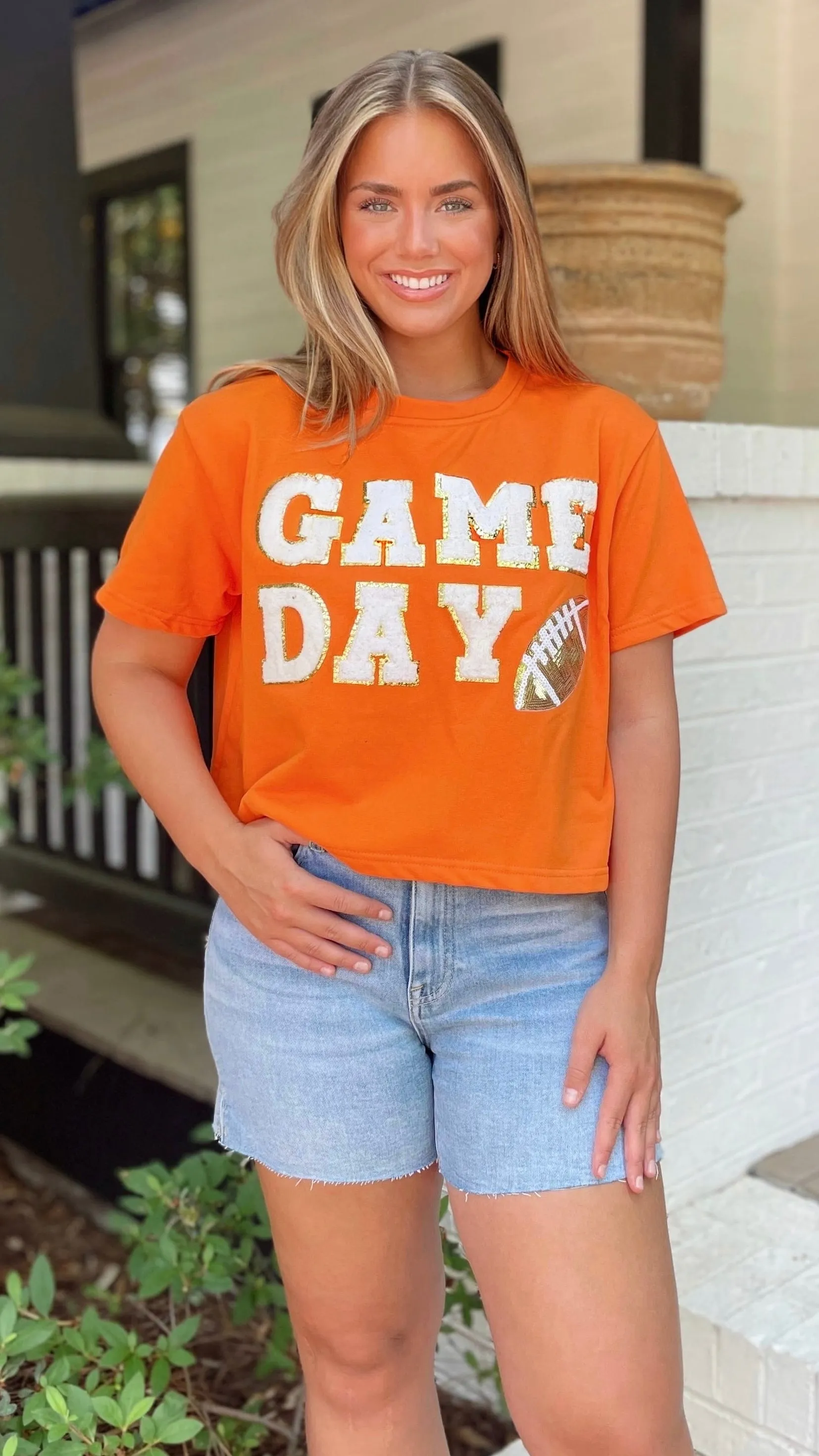 The Girl It's Gameday Top