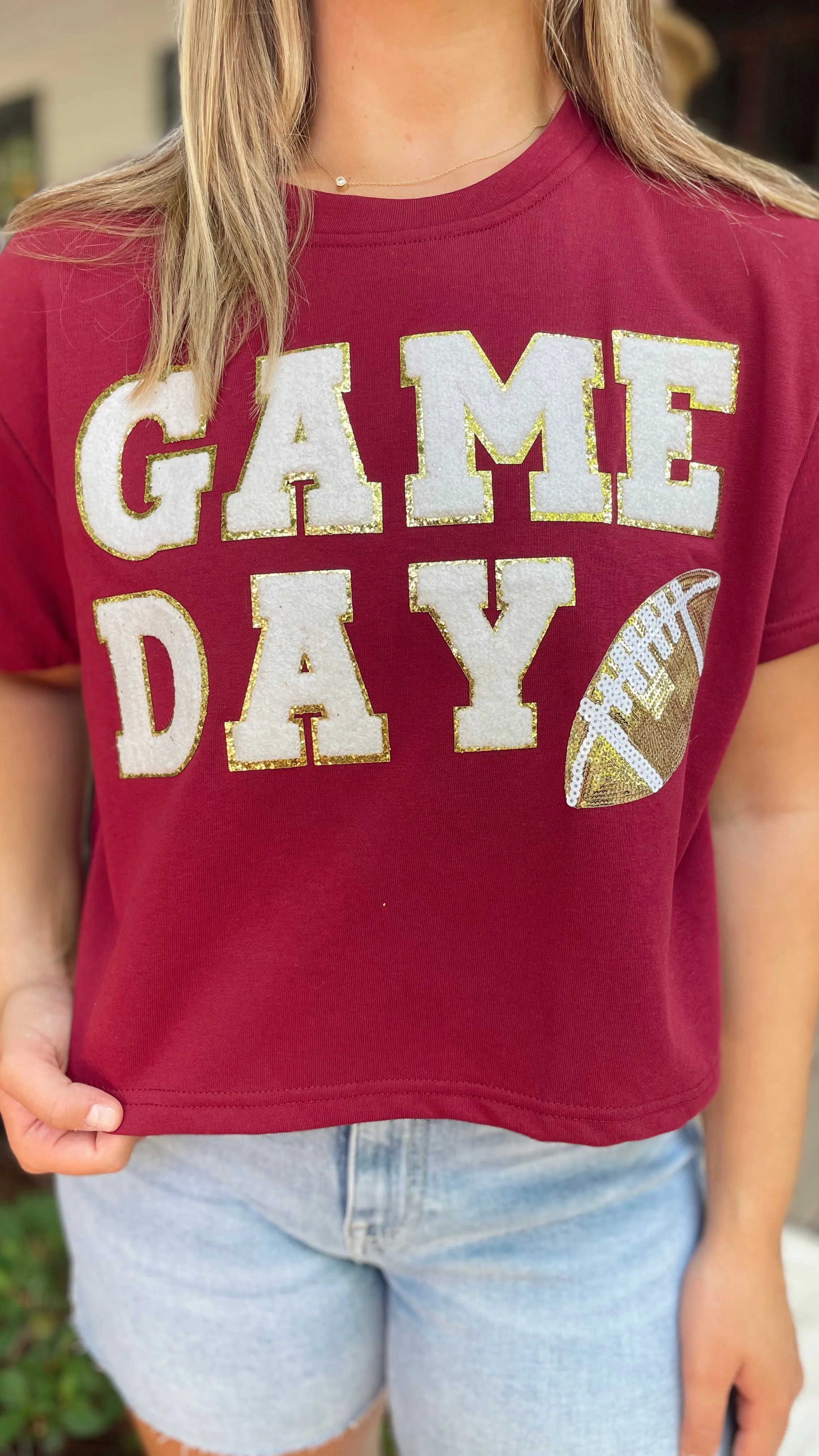 The Girl It's Gameday Top
